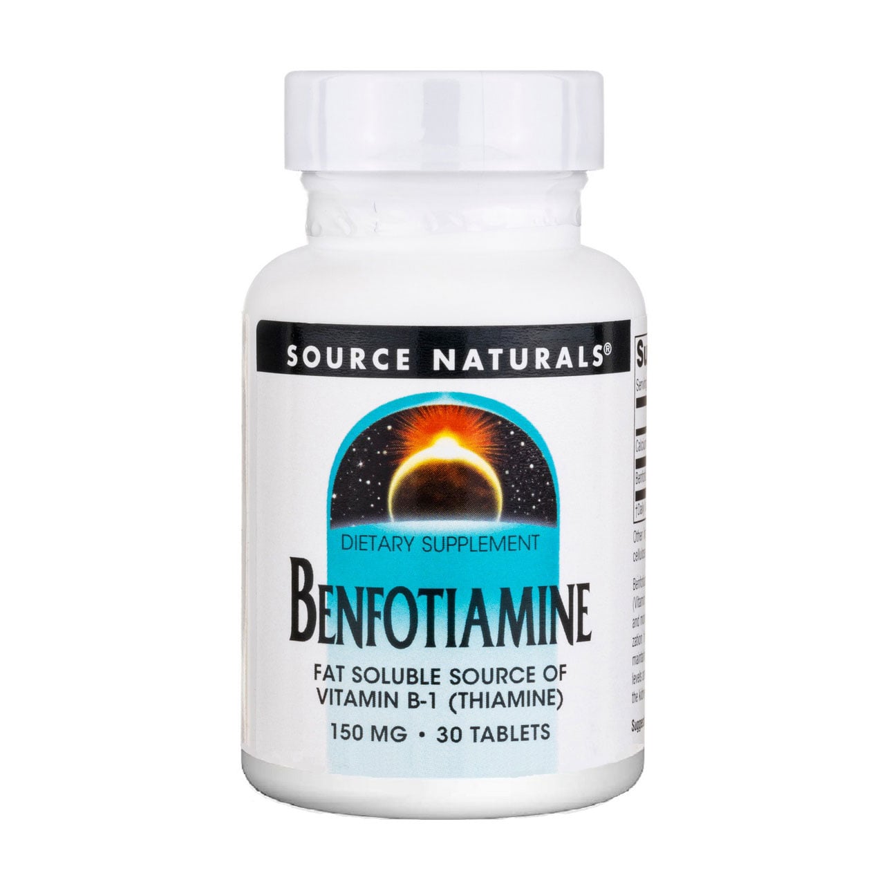Бенфотіамін Source Naturals Benfotiamine 150 мг, 30 таблеток